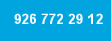 926 772 29 12